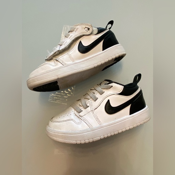 Kids' Black and White Nike Jordan Sneakers - Picture 1 of 6